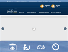 Tablet Screenshot of lakesimcoeairport.com